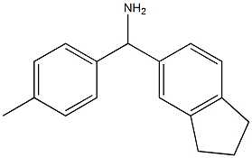 2,3-dihydro-1H-inden-5-yl(4-methylphenyl)methanamine Struktur