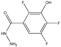 2,4,5-trifluoro-3-hydroxybenzohydrazide Struktur