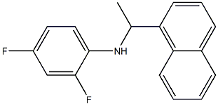 2,4-difluoro-N-[1-(naphthalen-1-yl)ethyl]aniline Struktur