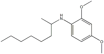 2,4-dimethoxy-N-(octan-2-yl)aniline Struktur