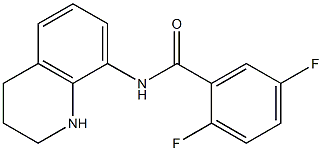 2,5-difluoro-N-1,2,3,4-tetrahydroquinolin-8-ylbenzamide Struktur