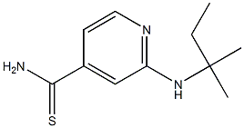 2-[(1,1-dimethylpropyl)amino]pyridine-4-carbothioamide Struktur