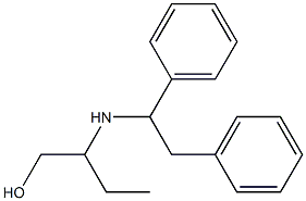 2-[(1,2-diphenylethyl)amino]butan-1-ol Struktur