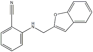 2-[(1-benzofuran-2-ylmethyl)amino]benzonitrile Struktur