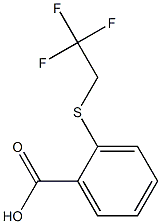 2-[(2,2,2-trifluoroethyl)thio]benzoic acid Struktur