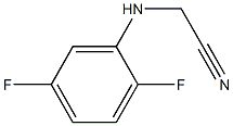 2-[(2,5-difluorophenyl)amino]acetonitrile Struktur