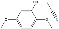 2-[(2,5-dimethoxyphenyl)amino]acetonitrile Struktur