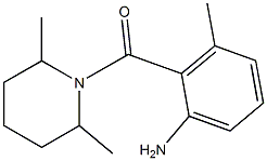 2-[(2,6-dimethylpiperidin-1-yl)carbonyl]-3-methylaniline Struktur