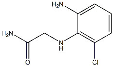 2-[(2-amino-6-chlorophenyl)amino]acetamide Struktur