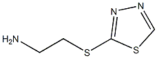 2-[(2-aminoethyl)sulfanyl]-1,3,4-thiadiazole Struktur