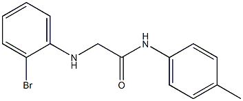 2-[(2-bromophenyl)amino]-N-(4-methylphenyl)acetamide Struktur