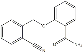 2-[(2-cyanobenzyl)oxy]benzamide Struktur