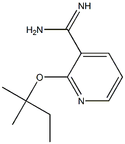 2-[(2-methylbutan-2-yl)oxy]pyridine-3-carboximidamide Struktur