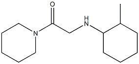 2-[(2-methylcyclohexyl)amino]-1-(piperidin-1-yl)ethan-1-one Struktur