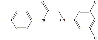 2-[(3,5-dichlorophenyl)amino]-N-(4-methylphenyl)acetamide Struktur