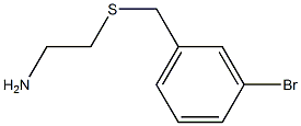 2-[(3-bromobenzyl)thio]ethanamine Struktur