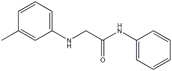 2-[(3-methylphenyl)amino]-N-phenylacetamide Struktur