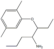 2-[(4-aminoheptan-3-yl)oxy]-1,4-dimethylbenzene Struktur