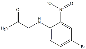 2-[(4-bromo-2-nitrophenyl)amino]acetamide Struktur