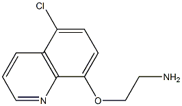 2-[(5-chloroquinolin-8-yl)oxy]ethanamine Struktur