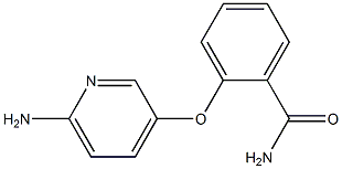 2-[(6-aminopyridin-3-yl)oxy]benzamide Struktur