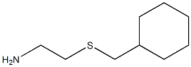 2-[(cyclohexylmethyl)thio]ethanamine Struktur