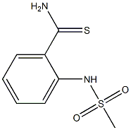 2-[(methylsulfonyl)amino]benzenecarbothioamide Struktur