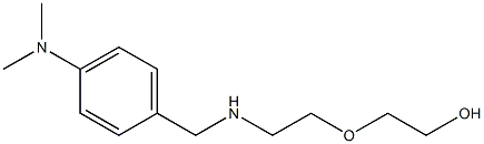 2-[2-({[4-(dimethylamino)phenyl]methyl}amino)ethoxy]ethan-1-ol Struktur