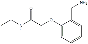 2-[2-(aminomethyl)phenoxy]-N-ethylacetamide Struktur