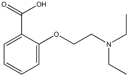 2-[2-(diethylamino)ethoxy]benzoic acid Struktur