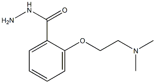 2-[2-(dimethylamino)ethoxy]benzohydrazide Struktur