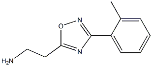 2-[3-(2-methylphenyl)-1,2,4-oxadiazol-5-yl]ethan-1-amine Struktur