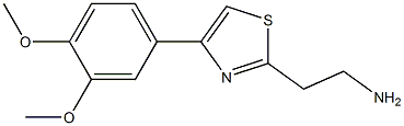 2-[4-(3,4-dimethoxyphenyl)-1,3-thiazol-2-yl]ethanamine Struktur