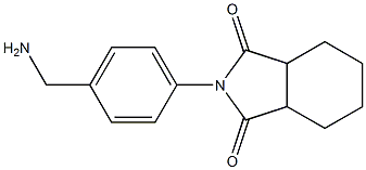 2-[4-(aminomethyl)phenyl]hexahydro-1H-isoindole-1,3(2H)-dione Struktur