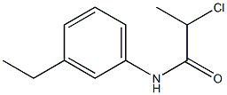 2-chloro-N-(3-ethylphenyl)propanamide Struktur