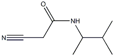 2-cyano-N-(3-methylbutan-2-yl)acetamide Struktur