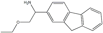 2-ethoxy-1-(9H-fluoren-2-yl)ethan-1-amine Struktur