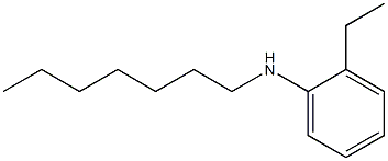 2-ethyl-N-heptylaniline Struktur