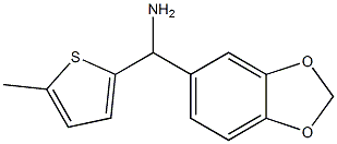 2H-1,3-benzodioxol-5-yl(5-methylthiophen-2-yl)methanamine Struktur