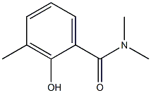 2-hydroxy-N,N,3-trimethylbenzamide Struktur