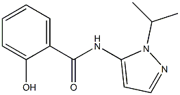 2-hydroxy-N-[1-(propan-2-yl)-1H-pyrazol-5-yl]benzamide Struktur