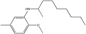 2-methoxy-5-methyl-N-(nonan-2-yl)aniline Struktur