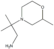 2-methyl-2-(2-methylmorpholin-4-yl)propan-1-amine Struktur