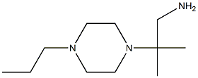 2-methyl-2-(4-propylpiperazin-1-yl)propan-1-amine Struktur