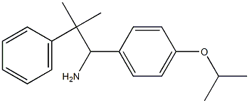 2-methyl-2-phenyl-1-[4-(propan-2-yloxy)phenyl]propan-1-amine Struktur