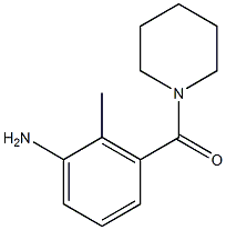 2-methyl-3-(piperidin-1-ylcarbonyl)aniline Struktur