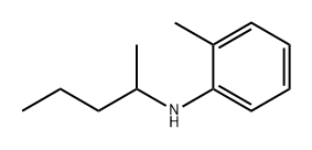 2-methyl-N-(pentan-2-yl)aniline Structure