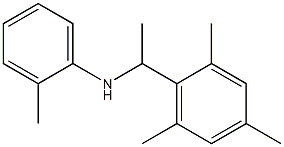 2-methyl-N-[1-(2,4,6-trimethylphenyl)ethyl]aniline Struktur