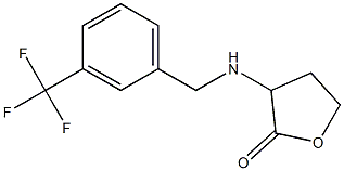 3-({[3-(trifluoromethyl)phenyl]methyl}amino)oxolan-2-one Struktur