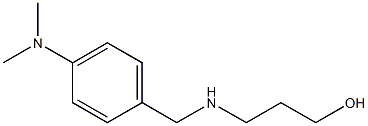 3-({[4-(dimethylamino)phenyl]methyl}amino)propan-1-ol Struktur